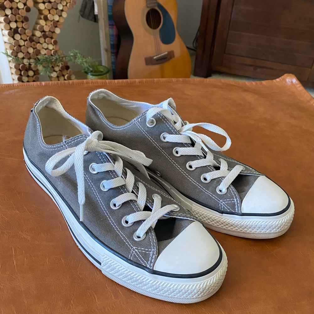 Converse gray shoes
